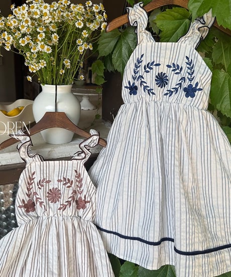 予約 OREN Casa Stripe Dress