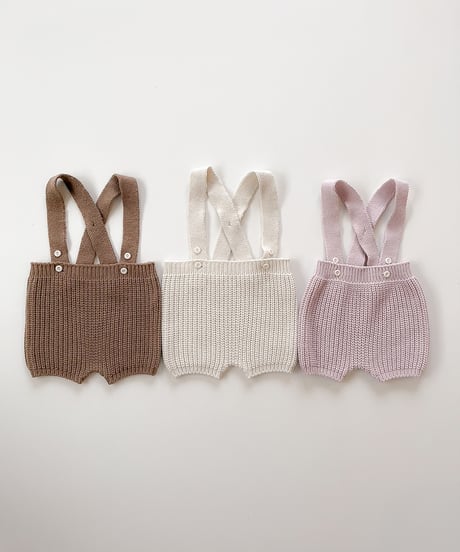 即納aosta Knit Overalls