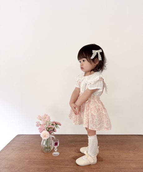 即納 mini frill collar blouse