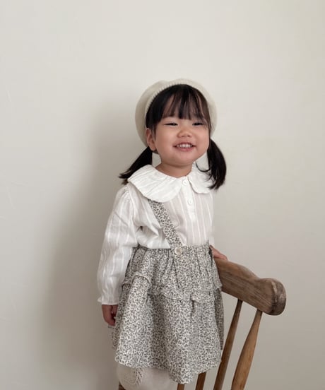 即納 mimi market Volume collar blouse