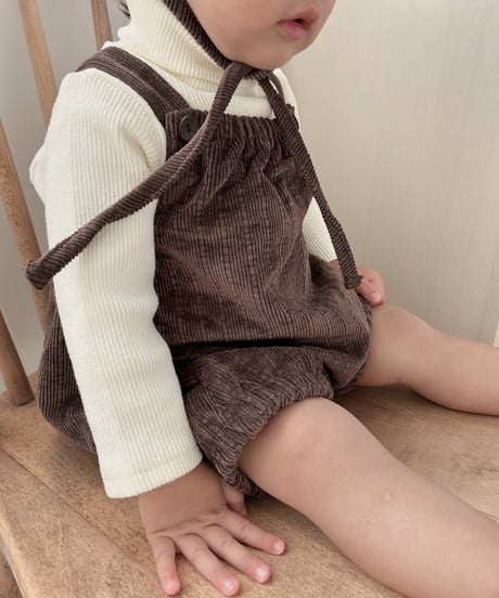 即納  Clap rompers bonnet set