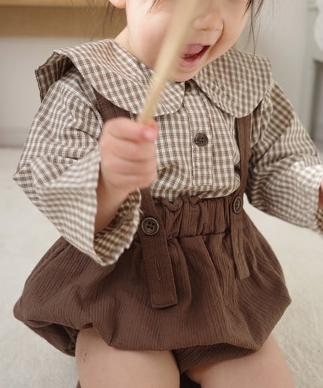 即納mimi market Stitch Suspender bloomer