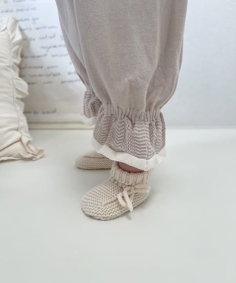 即納wave knit rompers