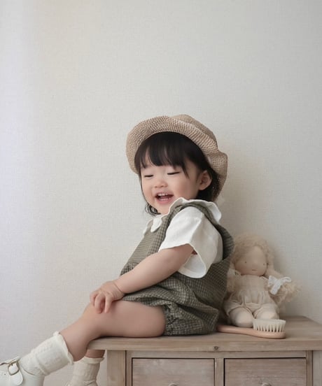 即納mimi market Ola check suit