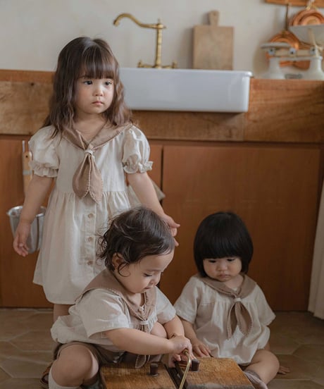 予約 OREN Pure Thai stripe dress