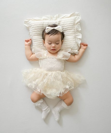 即納Blossom Fairy Tulle Romper Dress