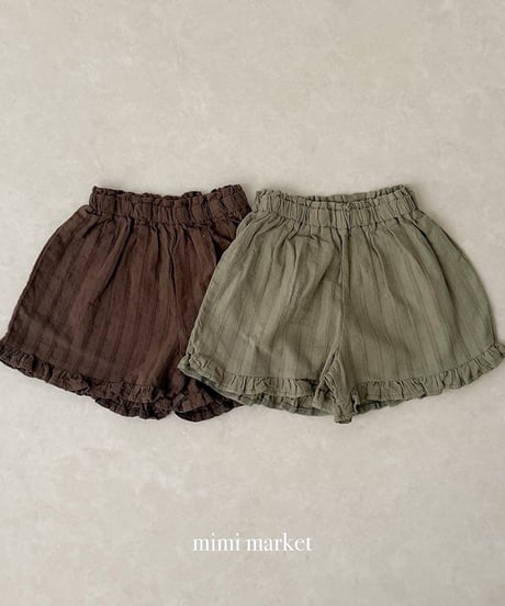 予約mimi market Frill shorts