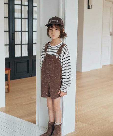即納jeje Golden berry short overall