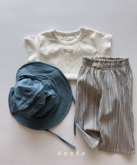 即納aosta cool linen pants