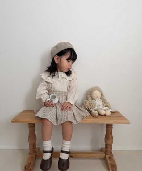 即納 mimi market Big Collar blouse