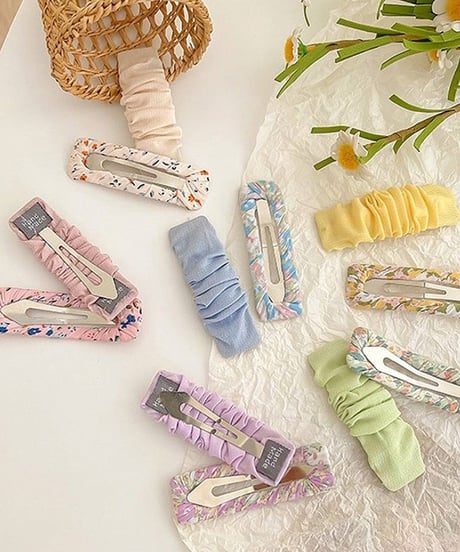 即納square flower pin set