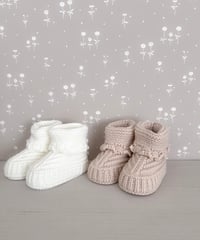 即納baby  knit  shoes