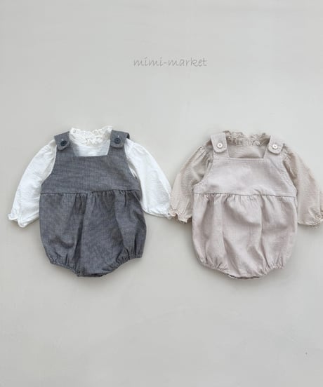 即納Gobang suspender suit