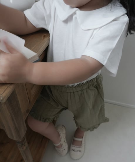 予約mimi market Butter collar tee