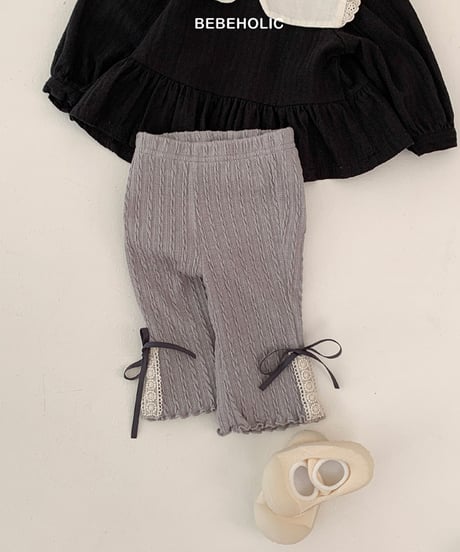即納 Lace boots cut pants