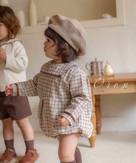 即納 OREN  Brunette mini check suit