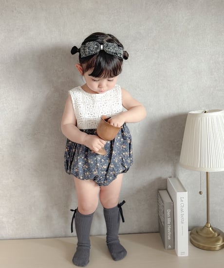 即納 Crochet Flower Rompers
