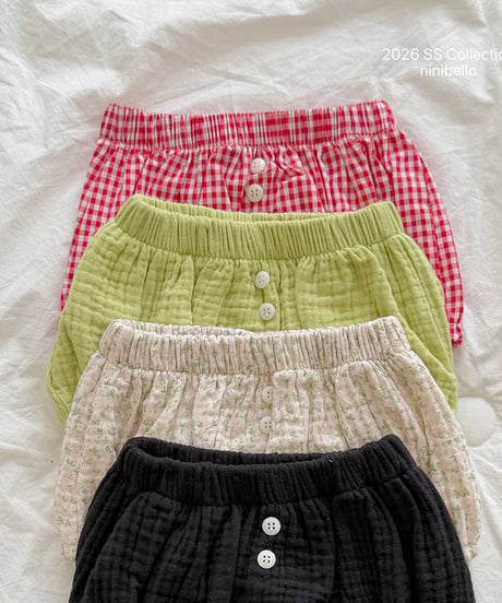 予約ninibello Kong Kong Button Bloomers