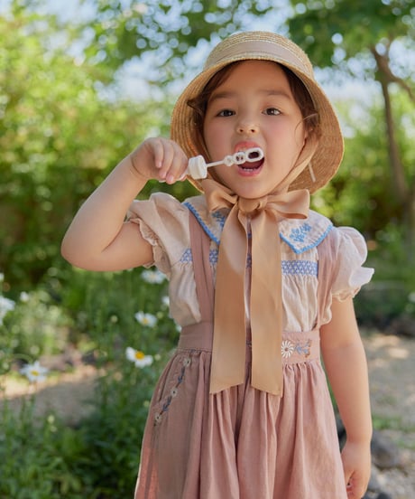 予約 OREN Chouette Ribbon Straw Hat