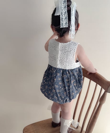 即納 Crochet Flower Rompers