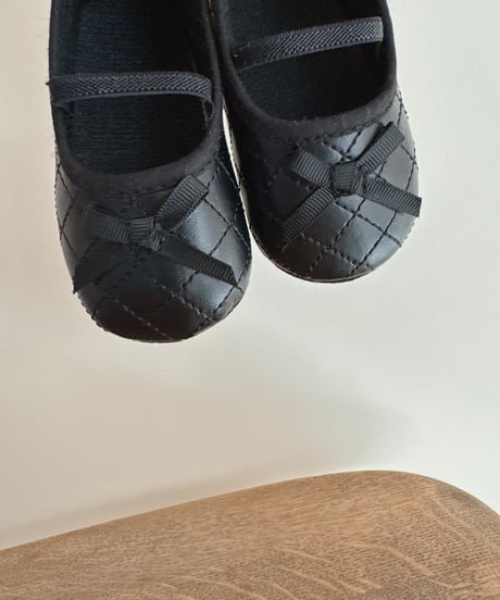 即納quilting  ballet shoes