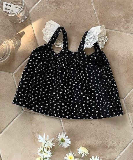 即納 bebeholic Leaf blouse