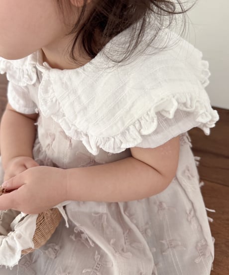 即納 mini frill collar blouse