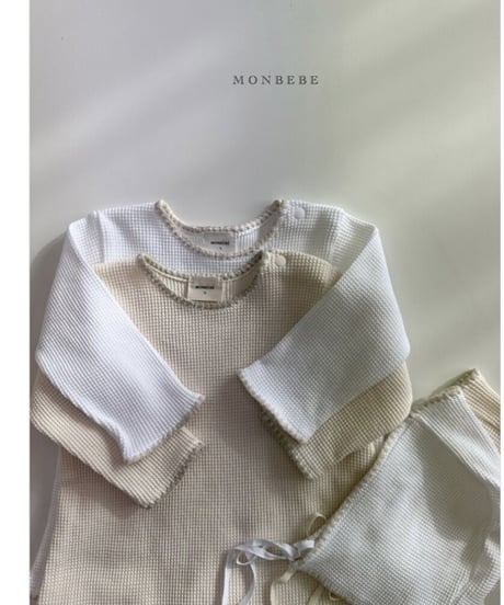 即納monbebe newborn Mellow waffle suit