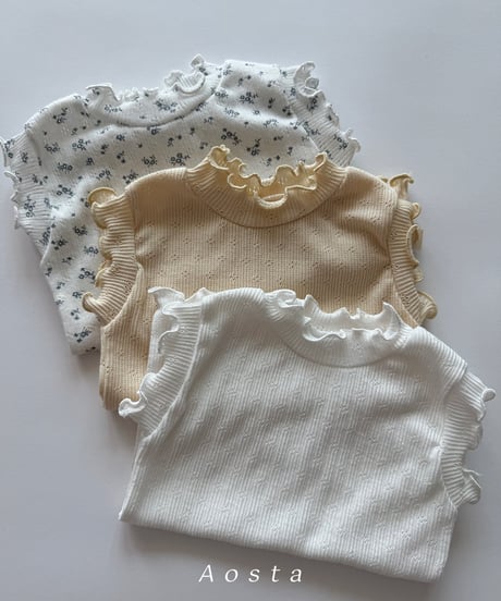 一部即納 aosta Camellia tee