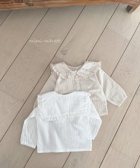 即納sailor frill blouse