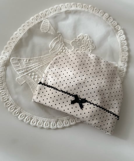 即納monbebe  Dot glory suit (bonet set)