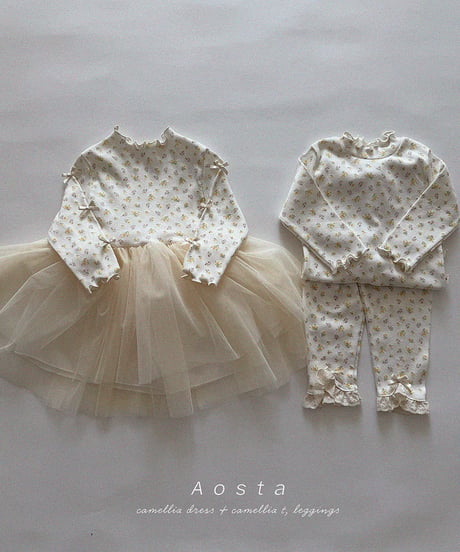 即納aosta Camellia tee