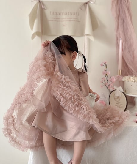 即納ribbon strap tutu dress