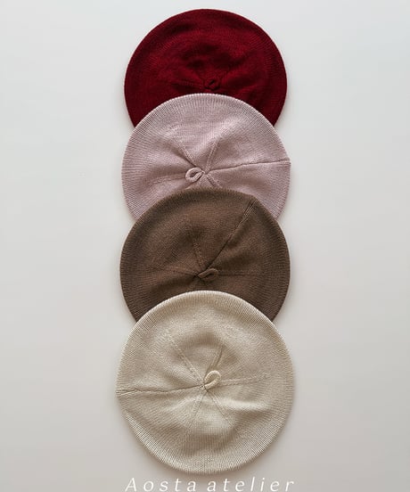 即納aosta knit beret