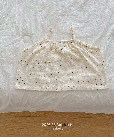 予約ninibello Momo Sleeveless Top