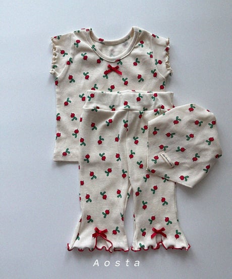 即納aosta Lip ribbon pants