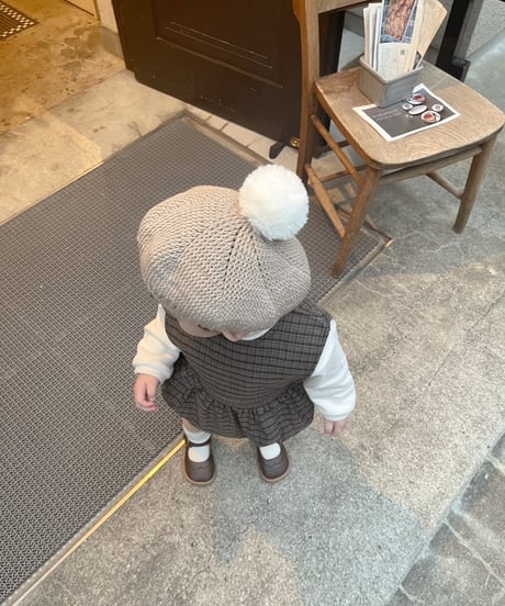 即納antique plaid salopette