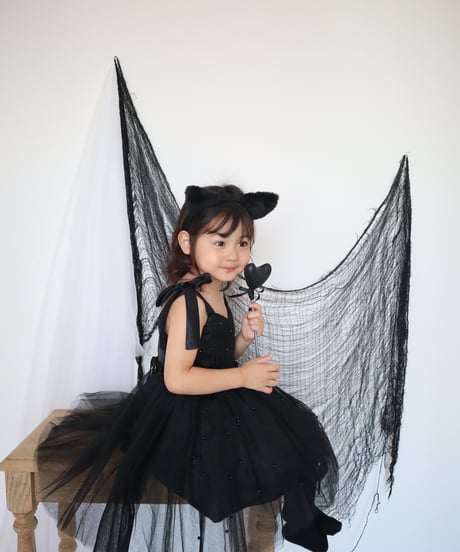 即納black ribbon dress