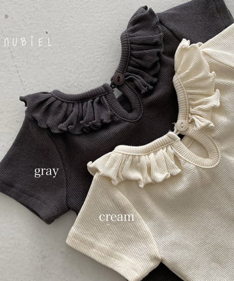 一部即納 nunubiel Golji Frill Tee