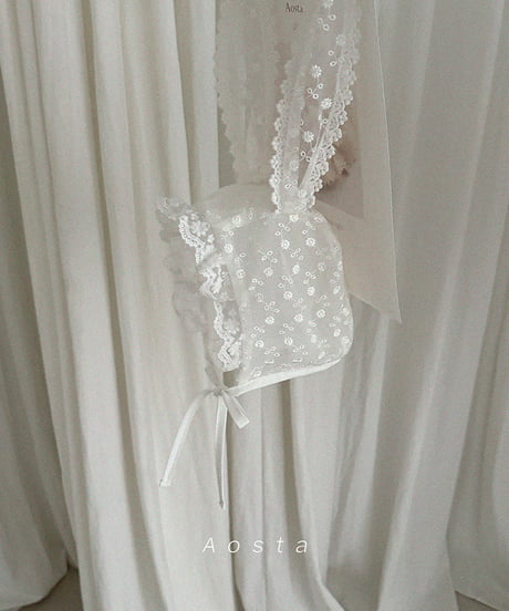 即納 aosta Lace rabbit hat
