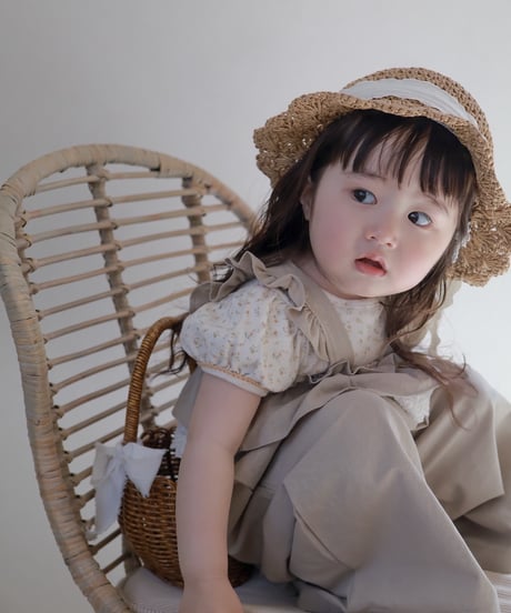 即納ROA Lace ruffle suspender pants