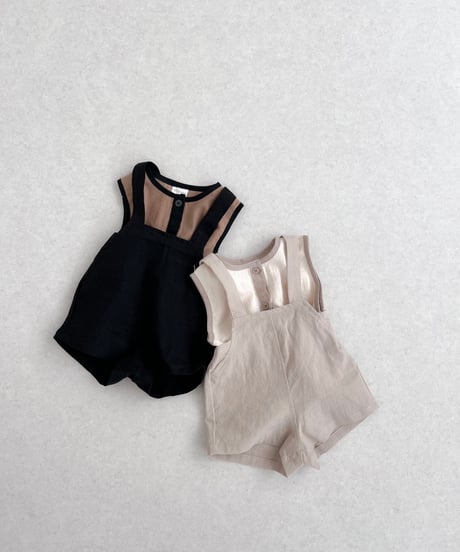 即納bebe nine  bi-color tank top