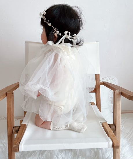 即納Fairy tulle rompers