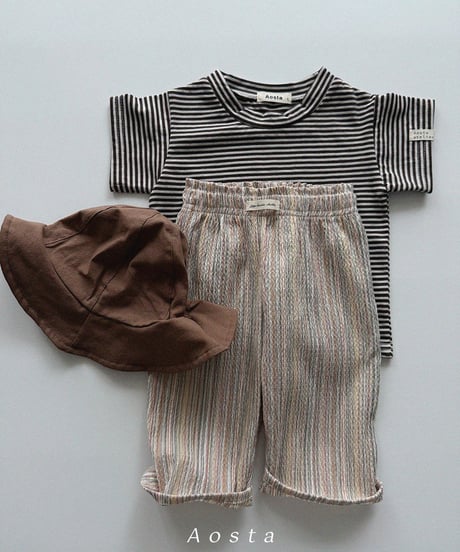 即納aosta cool linen pants