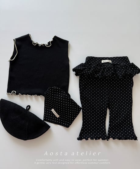 即納aosta kiki frill pants