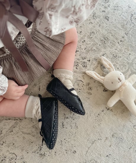 即納quilting  ballet shoes