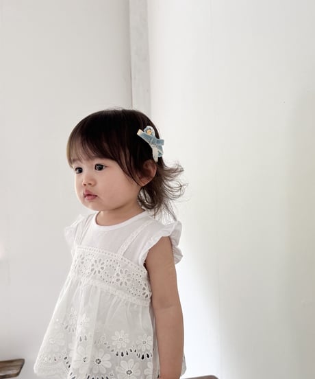 即納bebe nine Angel Summer Frill T