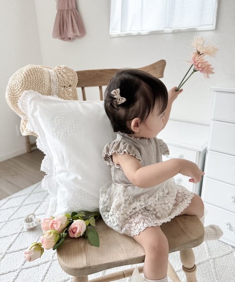 即納retro ribbon hair tie set