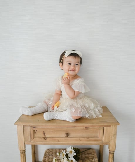 即納Blossom Fairy Tulle Romper Dress
