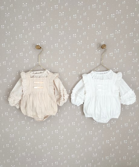 即納frill lace salopette